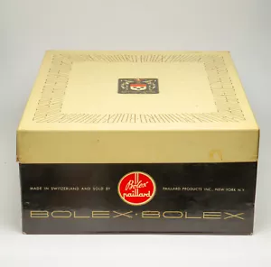 Paillard Bolex H-8 H-16 scatola vuota originale H8 H16 custodia rigida - Foto 1 di 13