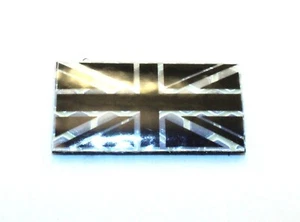 Glint Glow Union Jack Patch auf Hakenrücken, Flagge Rettung Polizei MOD - Bild 1 von 2