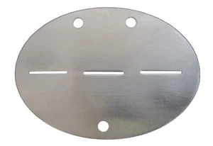 Marca de identificación de la Wehrmacht Luftwaffe policía Segunda Guerra Mundial perro alemán EKM en blanco - Imagen 1 de 1