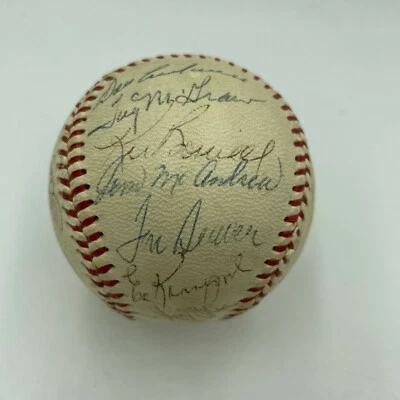 1970 New York Mets Team Signed Baseball Nolan Ryan & Tom Seaver PSA DNA COA - Image 1 of 4