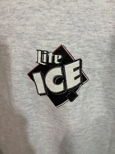 MILLER LITE ICE Beer T-Shirt XXL Vintage 1990's NOS Single Stitch Bar Party - Picture 1 of 8