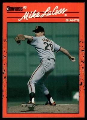 1990 Donruss #652 Mike LaCoss San Francisco Giants - Image 1 of 2