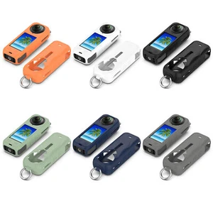Silicone Protective Cover Case w/ Clip for Insta360 X5 Action Camera Accessories - Picture 1 of 29