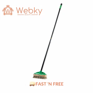 Oates Long Handle Deck Scrub Brush with Durable Synthetic Bristles - Picture 1 of 3