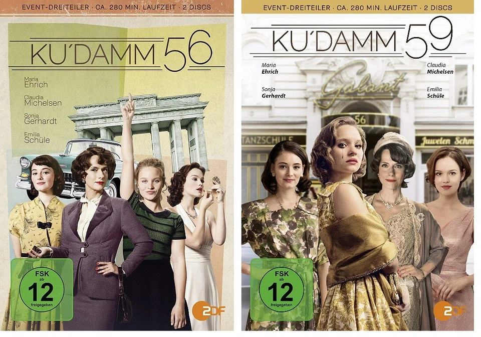 4 DVDs * KU´DAMM 56 + 59 IM SET - Kudamm # NEU OVP §