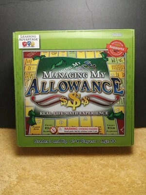 NIB/Managing My Allowance Board Game ~ BRAND NEW, SEALED/Age 8+/Grade 3+/FUN - Image 1 of 4
