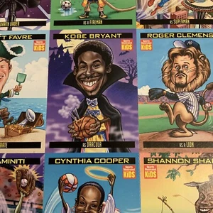 October 1999 Sports Illustratted for Kids Uncut Sheet Trading Cards Kobe Bryant - Picture 1 of 10