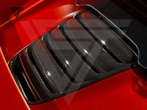 Rear Air Exhaust Panel Vent Cover Fit McLaren MP4 650S Dry Carbon Fiber - Picture 1 of 6