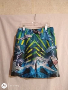 Size 4 Zero Poslir boy shark swim trunk - Picture 1 of 3