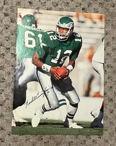 RANDALL CUNNINGHAM SIGNED 8.5 X 11 PHOTO PHILADELPHIA EAGLES IP AUTO VIKINGS - Picture 1 of 2