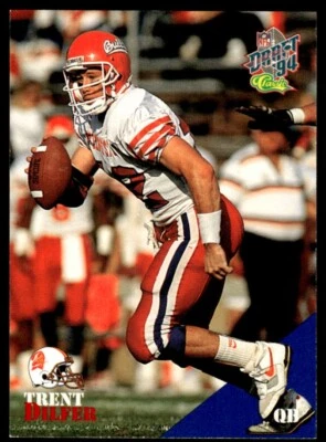 1994 Classic NFL Draft TRENT DILFER #2 Buccaneers / Fresno St FREE Ship! - Image 1 of 2