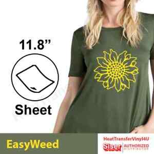 Siser EasyWeed Iron On HTV For T-Shirts 12" x 12"- 3 Sheets *Message Colors*