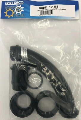 Waterco Face Pipework Threaded Sweeping Elbow Kit 1.5” 40mm for Lacron filters - Image 1 of 4