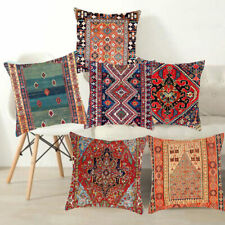 Ethnic Style Linen Pillowcase Cushion Cover Sofa Decor Pillow Case Pillowslip -
