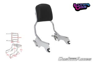 CUSTOM ACCES SCHIENALINO SOFT HARLEY D. SOFTAIL DELUXE FLDE 2019 INOX - Foto 1 di 1