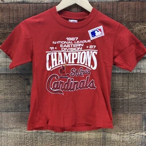 Camiseta Campeones División Este Liga Nacional 1987 Cardenales de San Luis M 10-12 - Imagen 1 de 9