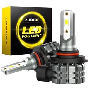 Pair Of Xenon White 9006 HB4 LED Front Fog Driving Light Bulb 6000K Fanless Lamp - Picture 1 of 9