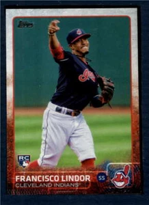 2015 Topps Update #US82 Francisco Lindor RC Rookie Cleveland Indians Baseball - Picture 1 of 2