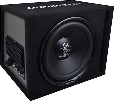 Ground Zero Subwoofer GZIB 30BR-ACT Amplificato in cassa reflex auto attivo - Immagine 1 di 3