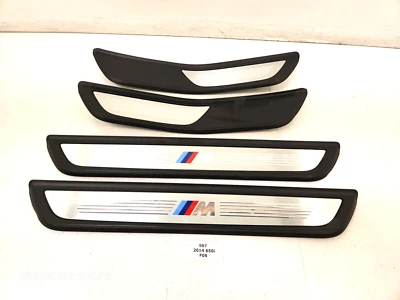 ✅ 13-19 OEM BMW F06 Gran Coupé Placa de umbral de puerta Moldura M JUEGO DEPORTIVO * Foto 1 de 4