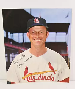 1963 St. Louis Cardinals Stan Musial Photo Facsimile Signature - Picture 1 of 2