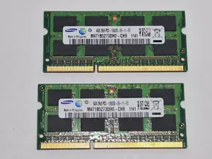 Pair of Samsung 4gb 2rx8 10600s-09-11-F3 ram modules M471B5273DH0-CH9 - Picture 1 of 2