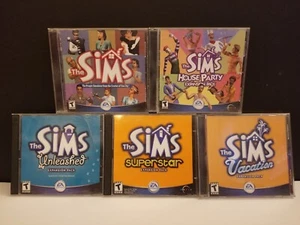 The Sims PC-CD Vintage Lot of 5: 1999 - 2003 - Picture 1 of 4