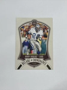 2021 Panini Legacy Decade of Dominance #DD-10 Barry Sanders Detroit Lions - Picture 1 of 2