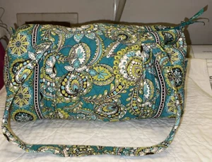 Bolso de Lona Vera Bradley Pequeño Patrón Pavo Real Retirado - Imagen 1 de 5