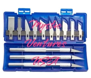 Juego de herramientas artesanales para tallar hobby cuchillo de aluminio de 13 piezas - Imagen 1 de 3