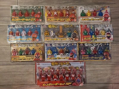 Juegos de llaves Super Sentai Ranger 01 02 03 04 05 06 07 08 DX SP lote sin abrir nuevo en caja Foto 1 de 4