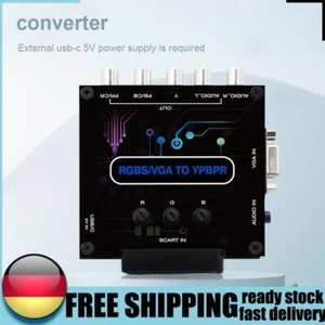 Convertitore di componenti RGBS VGA SCART a YPBPR luminosità colore regolabile - Foto 1 di 12