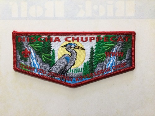 Nischa Chuppecat Lodge 212 THANK YOU Johnathan Kipper CHIEF Mint Flap ...
