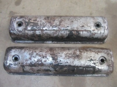 Ford Customline 1955 sedán 292 V8 motor válvula cubierta par conjunto Hot Rod  Foto 1 de 2