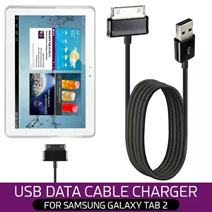 Cavo caricatore dati USB cavo per tablet Samsung Galaxy Tab 2 P5110 7" 8,9" 10,1 - Foto 1 di 9