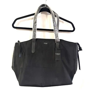 Botkier New York Large Black Nylon Tote Bag Lightweight Travel Carryall NWT - Picture 1 of 11