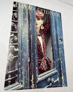 Vintage Yves Saint Laurent Paris 1983 David Seidner Mode Kunst Poster 31,5”x21,5” - Bild 1 von 10