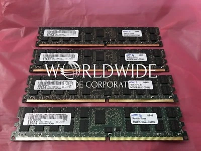 IBM 16R1530 7894 8GB (4x 2048MB) 276-Pin 533MHz DDR2 SDRAM DIMMs for MMA 570 575 - Image 1 of 3
