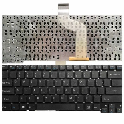 NUEVO PARA SONY VAIO T13 SVT13 SVT 13 T14 SVT14 SVT 14 Teclado EE. UU. Negro Sin Marco Foto 1 de 3