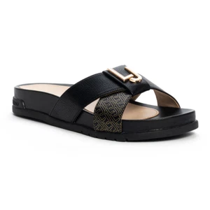 SCARPE CIABATTE SANDALI DONNA LIU JO CLARA 30 4A2325 EX014 NERO ORIGINAL PE 2024 - Picture 1 of 4