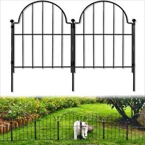 10/20PCS Rustproof Metal Garden Fence Flowers Bed Animal Dog Barrier Border Edge - Picture 1 of 15