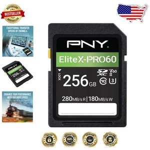 Durable 256GB EliteX UHS-II SD Card - R280MB/s & Drop Proof for Smart Filmmakers - Picture 1 of 14