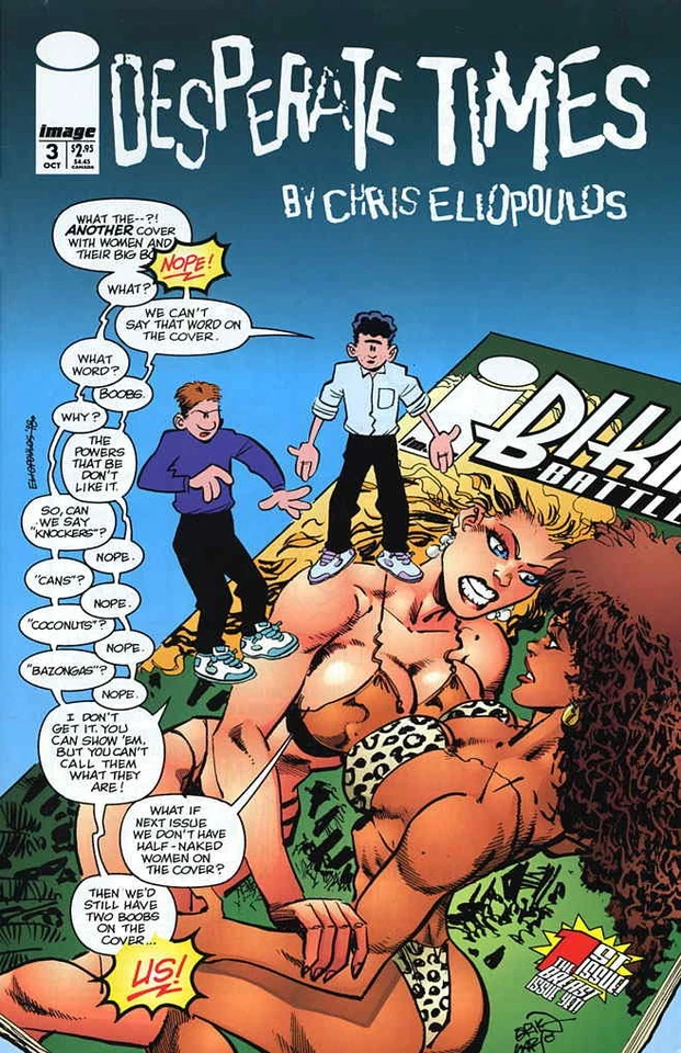 Desperate Times #3 FN; Image | Erik Larsen Chris Eliopoulos - w/Bag+Board - Image 1 of 1