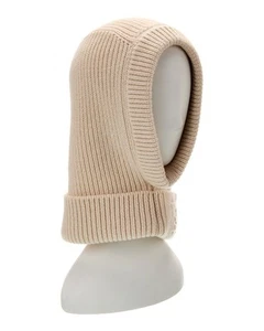 Fendi Ribbed Wool & Cashmere-Blend Balaclava Women's Black - Picture 1 of 3