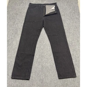 NWT Rustler Jeans Men's 34x33 87621BK 100% Cotton Made In USA VTG Black - Picture 1 of 10