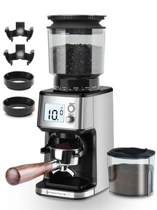 Conical Burr Espresso Coffee Grinder, 51 Precise Settings, Electric Mill with... - Picture 1 of 9