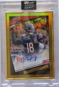 Campaña de novato 2024 Topps Now NFL Caleb Williams EN TARJETA AUTO dorado SSP 37/50 - Imagen 1 de 6