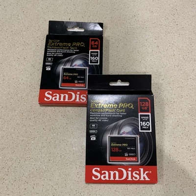 SanDisk Extreme Pro Compact Flash CF cards  - Image 1 of 3