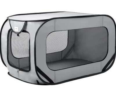 36in Portable Large Dog Bed - Pop Up Dog Kennel, Indoor Outdoor Crate - Image 1 of 4