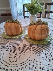 FITZ & FLOYD PUMPKIN BOWLS - Bild 1 von 8